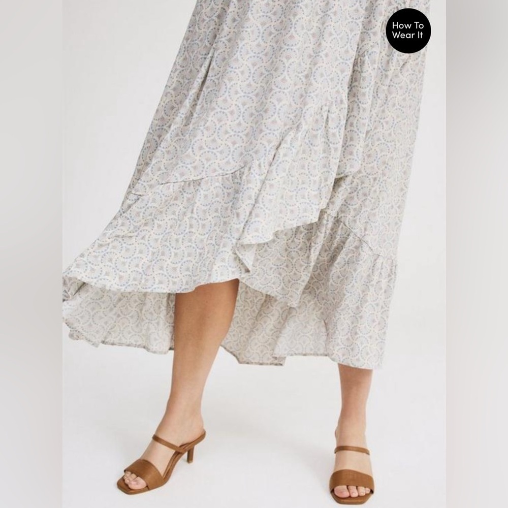 Surplice Princess Ruffle Maxi Dress - Picture 4 of 6